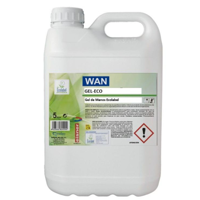 Gel Manos Ecolabel GEL-ECO 5L 4ud