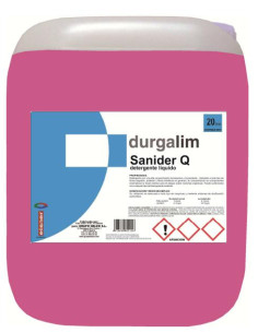 Detergente Líquido DURGALIM Sanider Q 5L 4ud