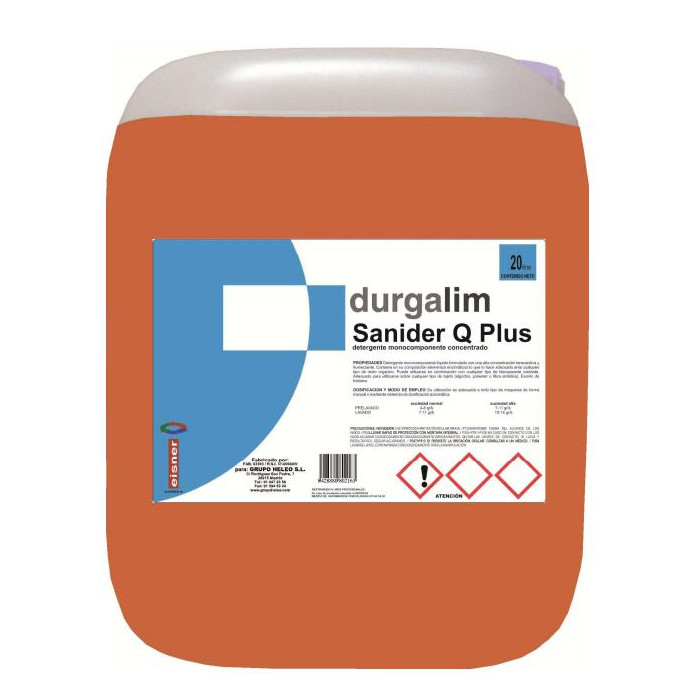 Detergente Concentrado DURGALIM Sanider Q Plus 20L