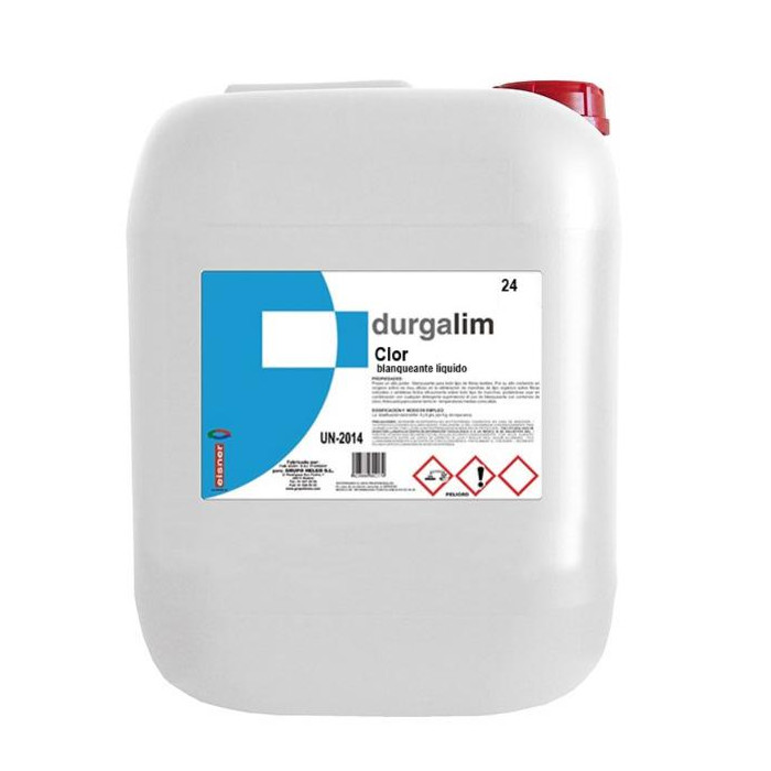 Blanqueante Líquido Ropa Blanca DURGALIM Clor 24kg