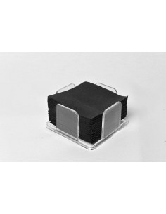 Servilleta 20x20 Punta Punta Negra 3000ud PP20NE