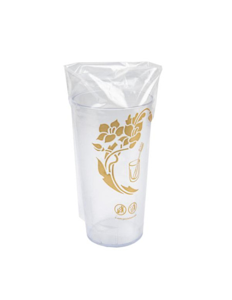 BOLSAS PROTECCIÓN VASOS 13 3x17CM 1000UD