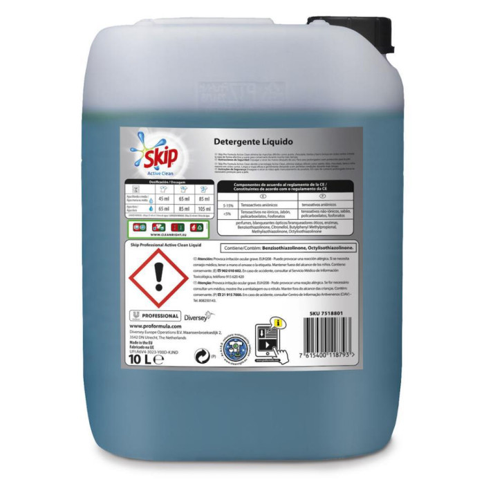 SKIP PRO FORMULA ACTIVE CLEAN 10L