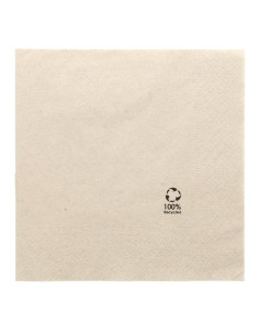 SERVILLETAS 39X39 NATURAL RECICLADO 1600UD