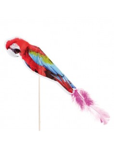 Adorno Helado  Loro con Plumas  100ud