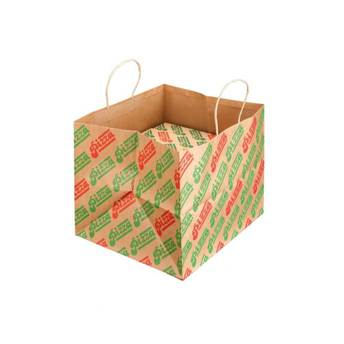 BOLSAS SOS CAJA PIZZAS 37 33x32 CM NATURAL 100UD