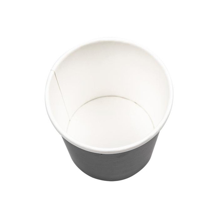 Tarrinas   Tapas 360Ml Ø9/7 2X8 4Cm Negro 250Ud