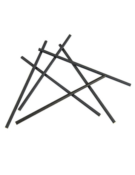 Canutillo Ø0 60X20Cm Negro Papel 250Ud