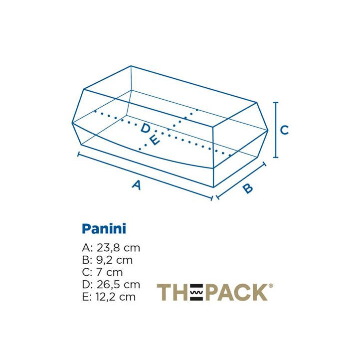 Cajas  Panini  'Thepack' 26 5X12 2X7Cm Negro 300Ud