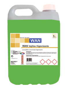 Lavavajillas Wan Vajillas Higienizante 5L 4Ud