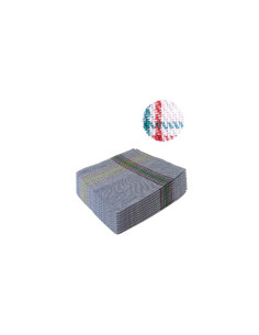 Paño Cocina Sarga Rayas 45X45Cm 12Ud