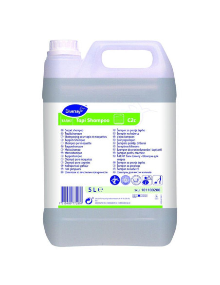 Champu Suelos Textiles Taski Tapi Shampoo 5L 2Ud Champu Suelos Textiles Taski Tapi Shampoo 5L 2Ud