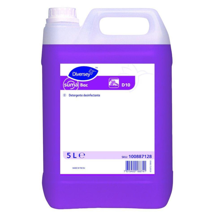 Detergente Desinfectante Suma Bac D10 5L 2Ud