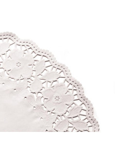 Rodales Calados Ø19Cm Blanco Papel 250Ud