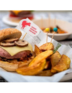 Picks Bola Colores 6 5 h cm Bambú 144ud 122 59 2