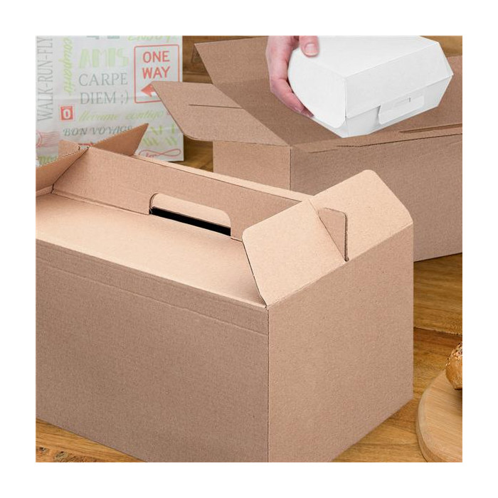 Maletas Comida Llevar 28X20X15Cm Natural 100Ud