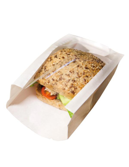 Bolsas Con Ventana 9 5X17 Cm Kraft 100Ud Bolsas Con Ventana 9 5X17 Cm Kraft 100Ud