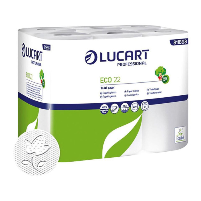 Papel Higiénico Doméstico Eco 22 108Ud