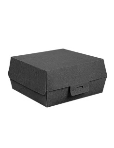 Conchas Hamburguesa 17 6X16 8X7 8Cm Negro 300Ud