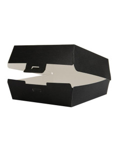 Conchas Hamburguesa 17 6X16 8X7 8Cm Negro 300Ud 2