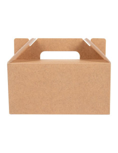 Maletas Comida Para Llevar 18X12X9Cm Natural 100Ud 2