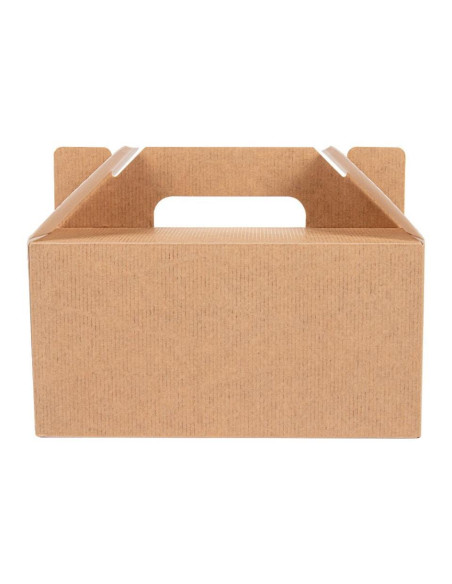 Maletas Comida Para Llevar 18X12X9Cm Natural 100Ud Maletas Comida Para Llevar 18X12X9Cm Natural 100Ud