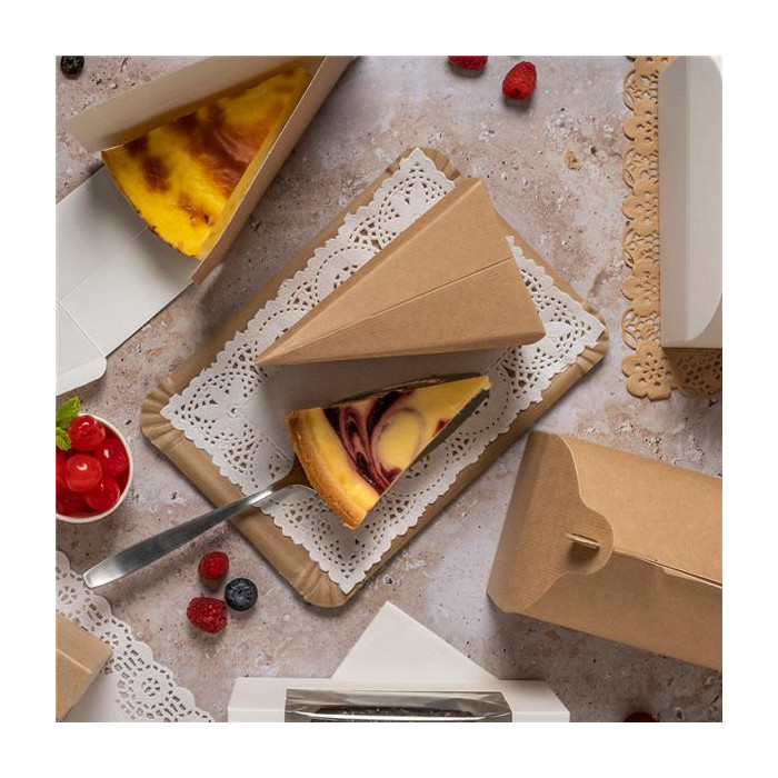 Blondas Rectangulares Caladas 32X26Cm Blanco 250Ud