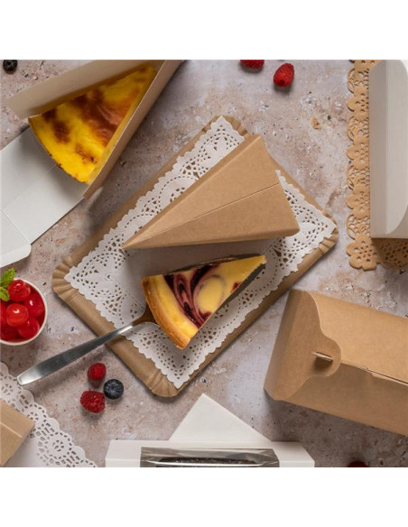 Blondas Rectangulares Caladas 32X26Cm Blanco 250Ud