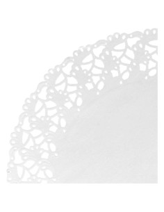 Rodales Calados 53G/M2 Ø27Cm Blanco Papel 250Ud 2