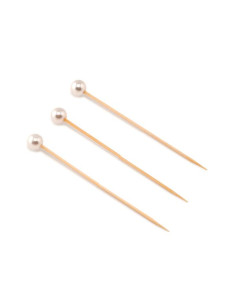Picks  Perla  9Cm Natural Bambú 100Ud