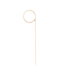 Picks  Espiral  9Cm Natural Bambú 100Ud 2