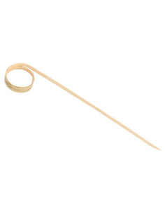 Picks  Espiral  12Cm Natural Bambú 100Ud