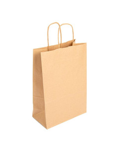 Bolsas Sos con Asas 20 10x29cm Kraft 250ud 109 19 2