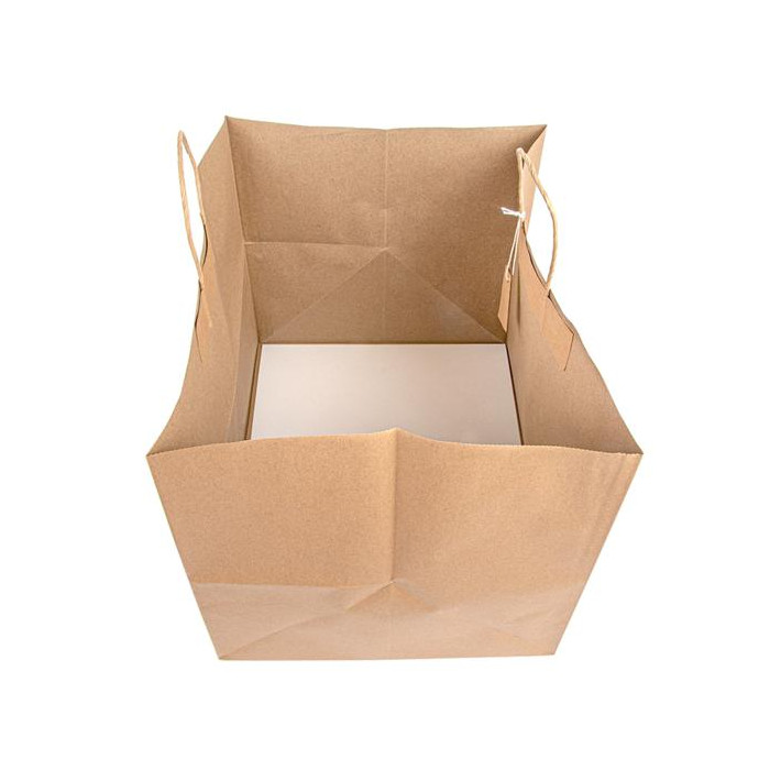 Bolsas Sos Catering 43 33X33Cm Kraft 100Ud