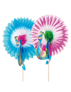 Adornos  Pavo Real   Ø 8x10 5cm 144ud 115 11