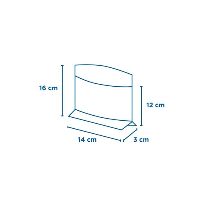 Sobre con Base y  Ventana Kraft 100ud 173 08