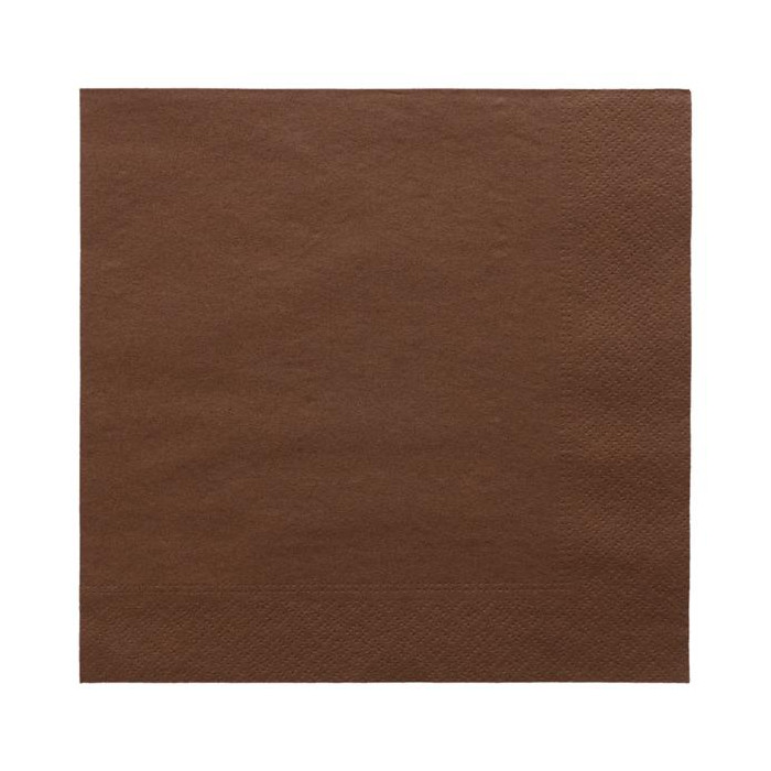 Servilletas 39x39cm 18g/m2 Chocolate 1600ud 152 58