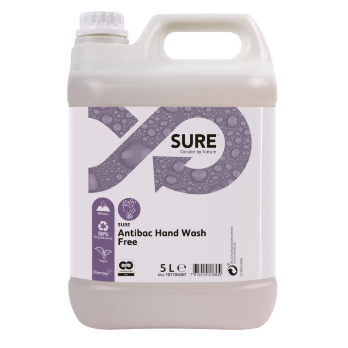 SURE Antibac Hand Wash Free 2x5L 101104067