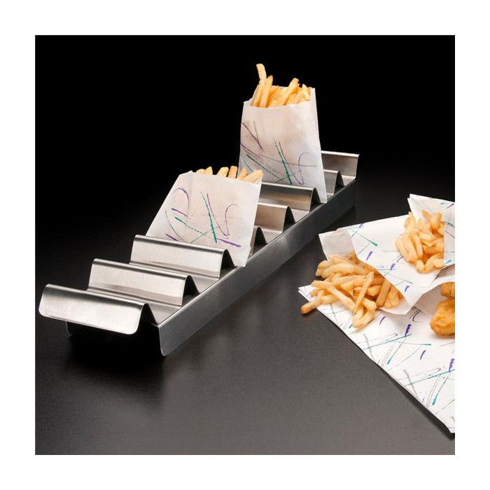 Bandeja Almacenar  Hot Dogs  Plateado 184 15