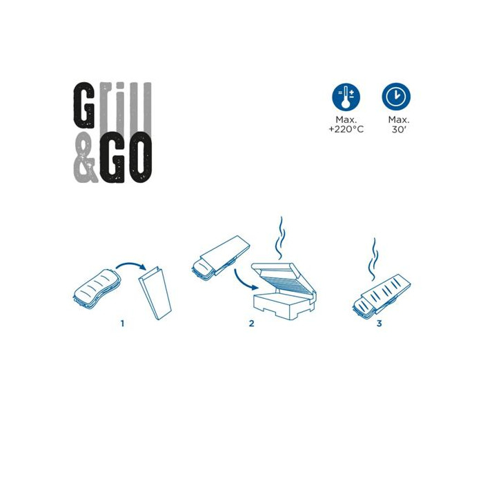 Bolsas  Grill&Go  14 7x22cm Kraft 500ud 225 43