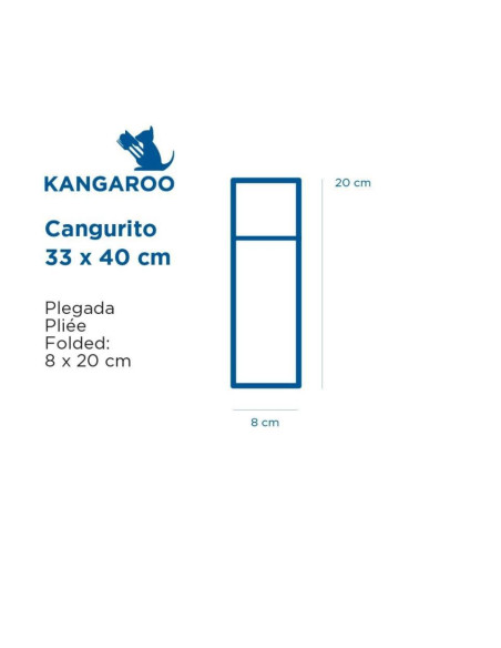 Servilletas Cangurito 33x40cm Burdeos 700ud 228 08
