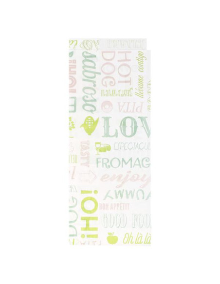 Papel Antigrasas 9 3x22cm Blanco 500ud 229 34