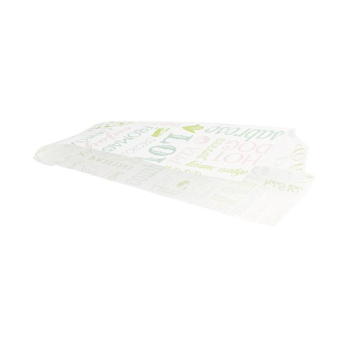 Papel Antigrasas 9 3x22cm Blanco 500ud 229 34