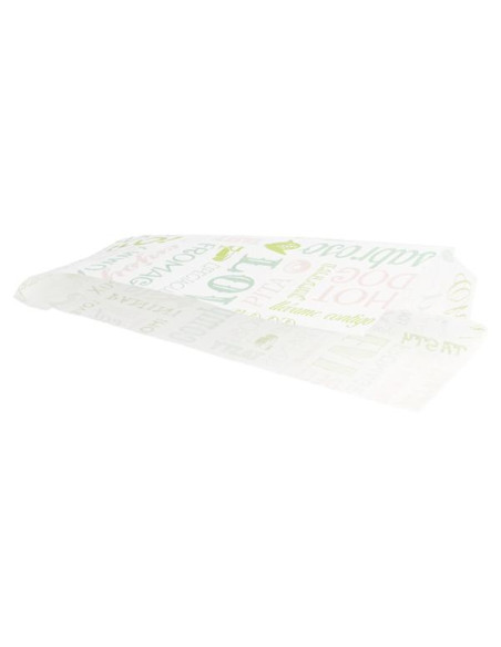 Papel Antigrasas 9 3x22cm Blanco 500ud 229 34
