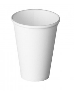 Vaso Cartón 480ML Blanco 16oz 1000ud SMRB16