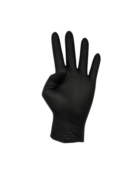 Guante Nitrilo Softskin Negro Pequeña 10x100ud