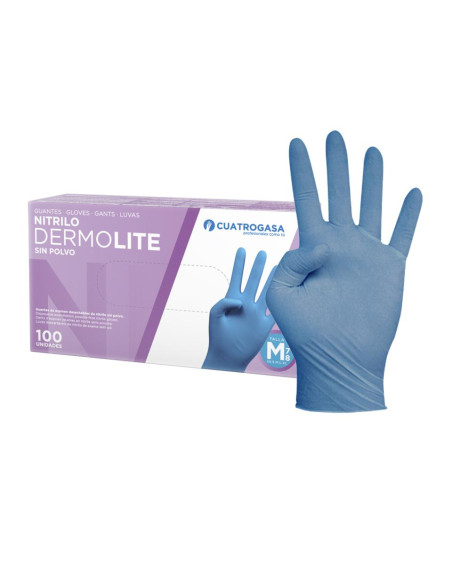 Guante Nitrilo Dermolite Pequeña 10x100ud 