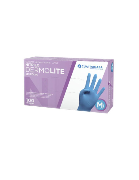 Guante Nitrilo Dermolite Grande 10x100ud 