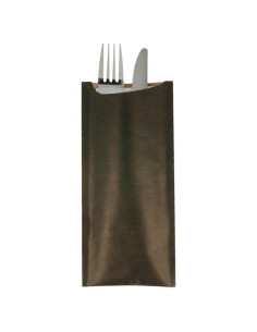 Bolsas Cubierto Servilleta Negro 250ud 223 20 2