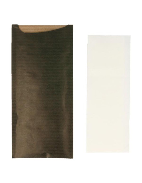 Bolsas Cubierto Servilleta Negro 250ud 223 20